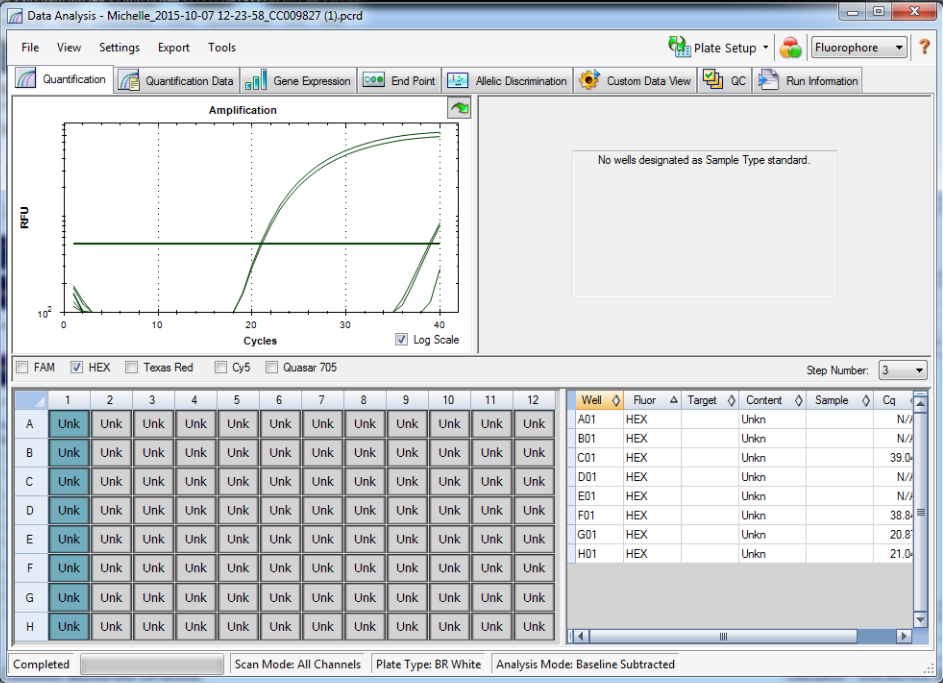 qPCR CFX 96 Pg Spiked plankton samples NTC-TC 10-07-15.png